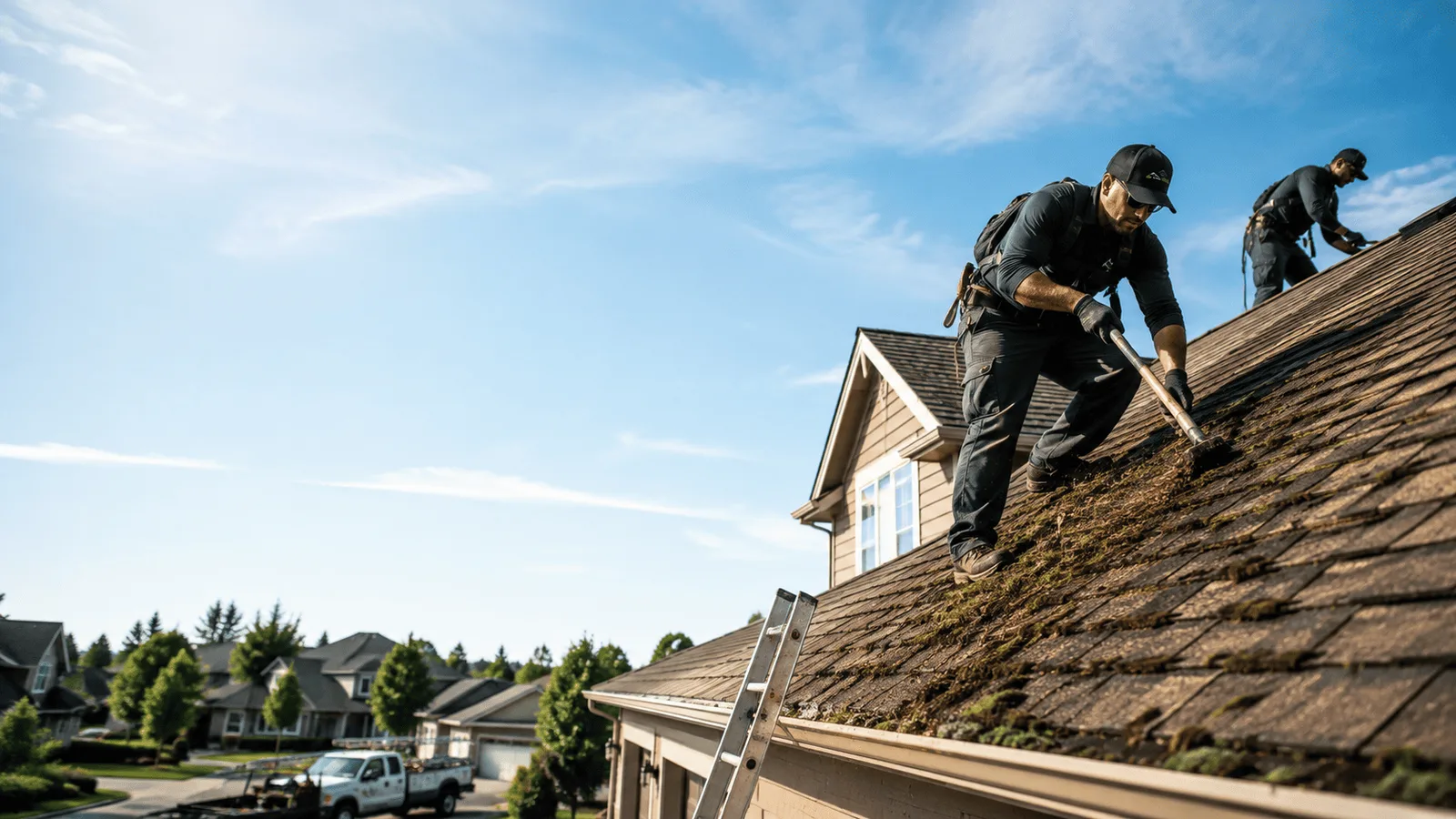 Roof Moss Removal in Strasburg, IL near me
